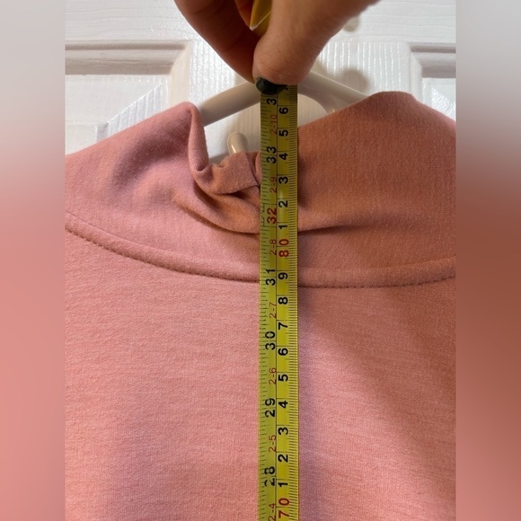 LOGO by Lori Goldstein Lounge Cardigan Swiss Dot Chiffon Hem Women Sz 3X - Picture 7 of 8